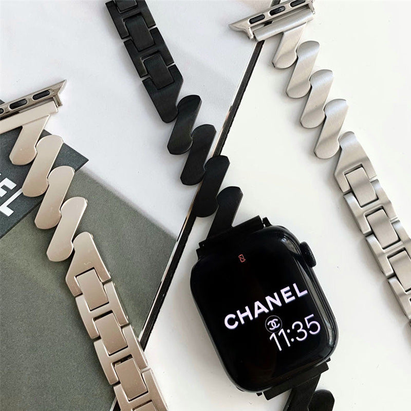 Z-Shape Metal Mobius Band for Apple Watch 9-1