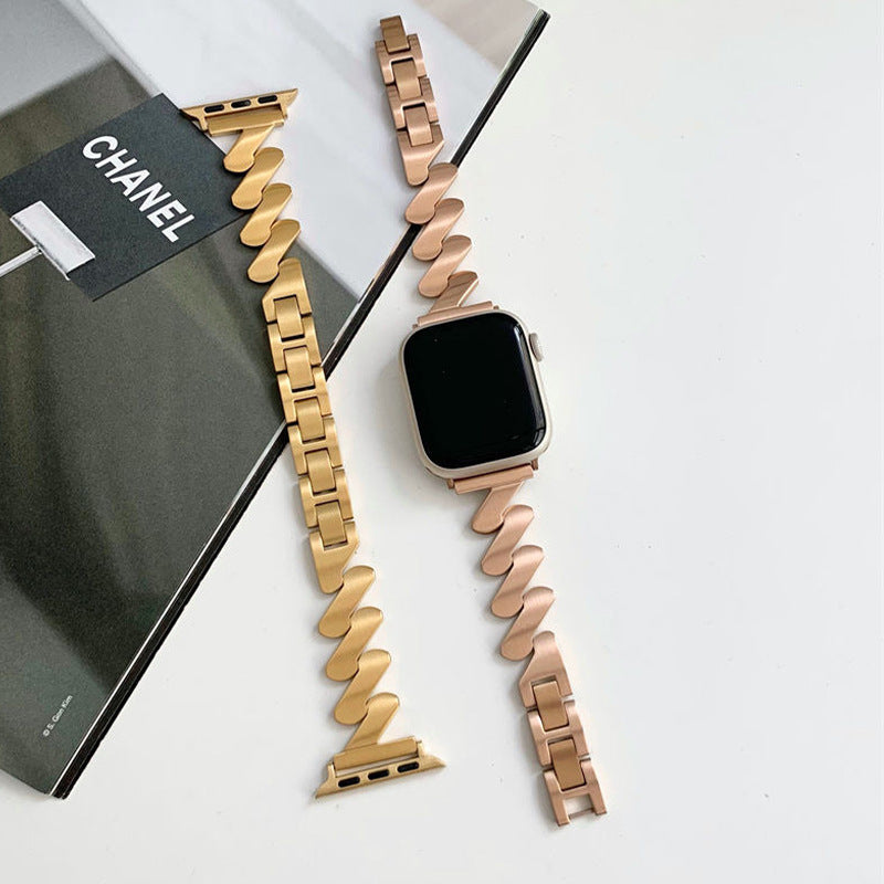 Z-Shape Metal Mobius Band for Apple Watch 9-1
