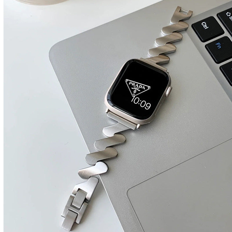 Z-Shape Metal Mobius Band for Apple Watch 9-1