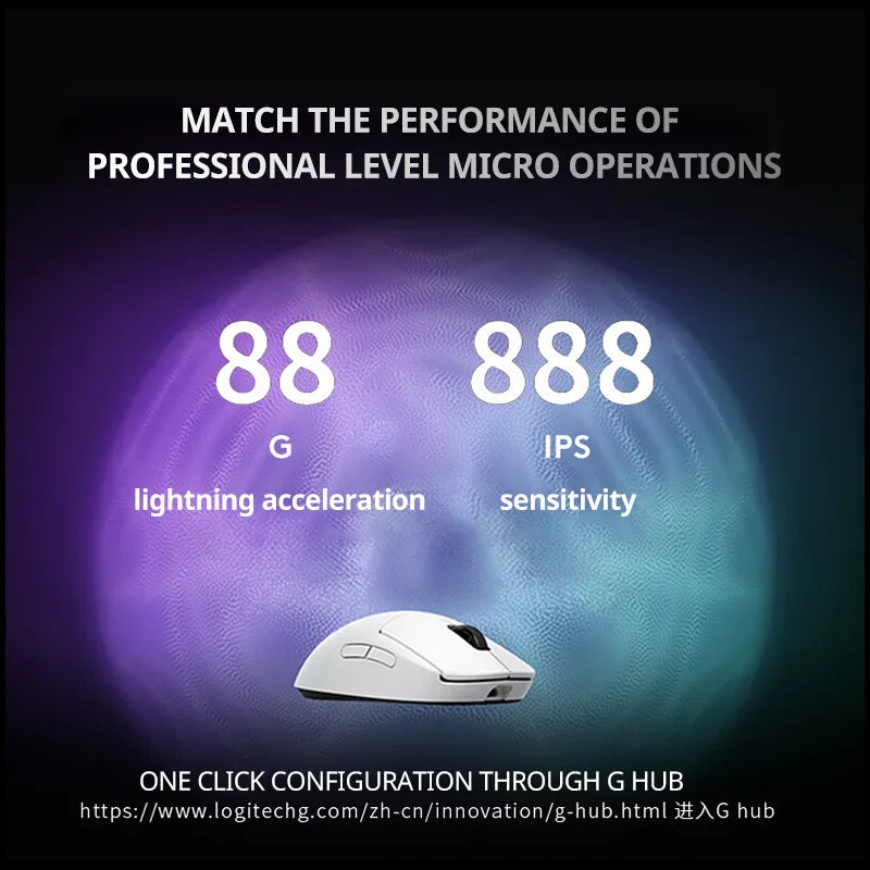 Logitech G PRO X SUPERLIGHT 2 SE Wireless Gaming Mouse, 60g Ultra-Light, HERO 2 44000 DPI Sensor, LIGHTSPEED Wireless,